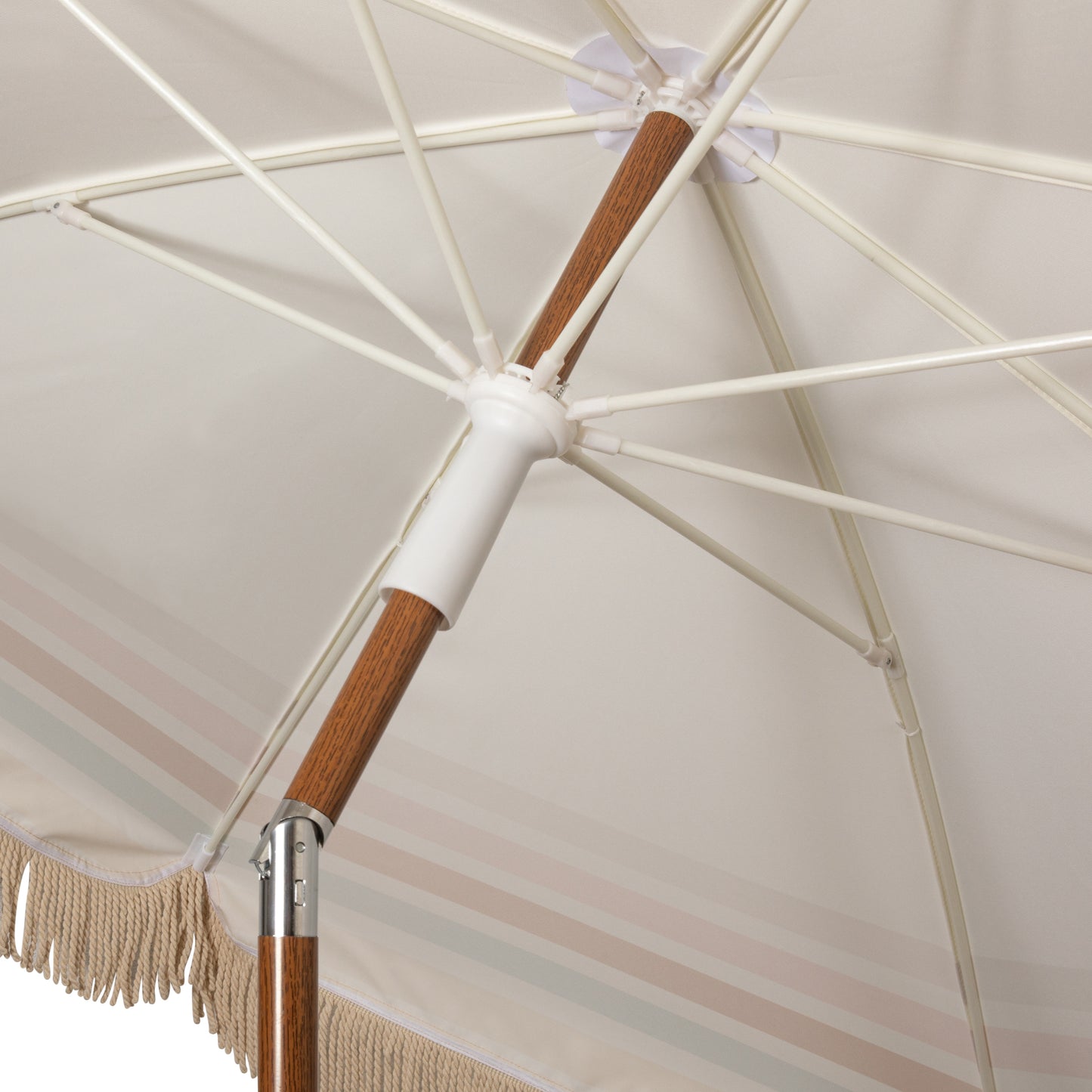 Load image into Gallery viewer, Summerland Beach Umbrella - Waikiki Stripes
